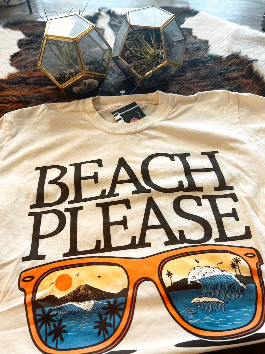 BEACH Please Graphic T